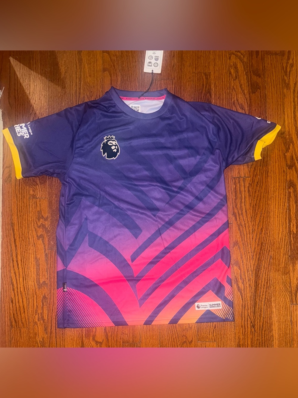 Premier League Gradient Soccer Jersey in Purple and Pink